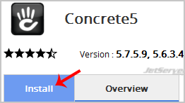 Install Concrete5 via Softaculous in cPanel