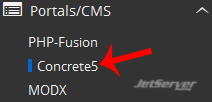 Install Concrete5 via Softaculous in cPanel