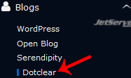 Install Dotclear via Softaculous in cPanel