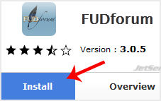 Install FUDforum Forum via Softaculous in cPanel