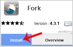 Install Fork via Softaculous in cPanel