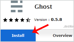 Install Ghost via Softaculous in cPanel