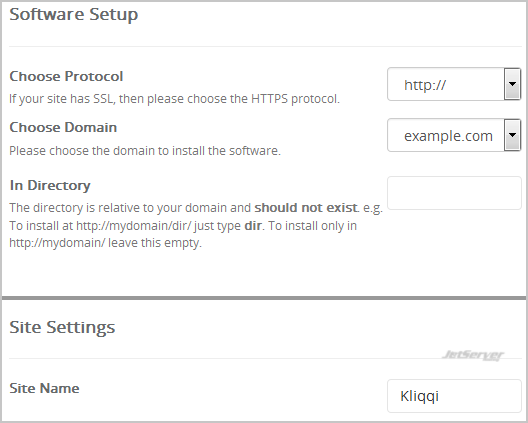 Install Kliqqi via Softaculous in cPanel