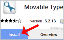 Install MovableType via Softaculous in cPanel