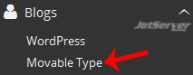 Install MovableType via Softaculous in cPanel