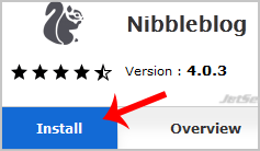 Install Nibbleblog via Softaculous in cPanel