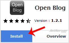 Install OpenBlog via Softaculous in cPanel
