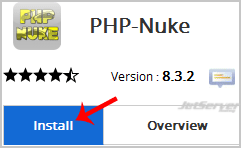 Install PHP-Nuke via Softaculous in cPanel