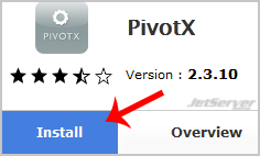 Install PivotX via Softaculous in cPanel