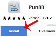 Install PunBB Forum via Softaculous in cPanel