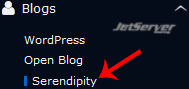 Install Serendipity via Softaculous in cPanel