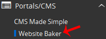 Install Website Baker via Softaculous in cPanel