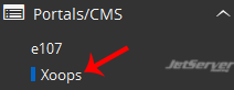 Install Xoops via Softaculous in cPanel