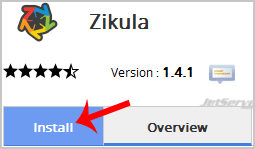 Install Zikula via Softaculous in cPanel