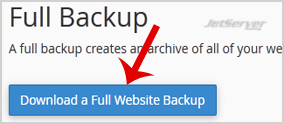 Generate a cPanel backup and sent to FTP Server