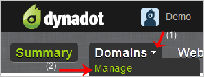 Update DNS Nameserver on DynaDot