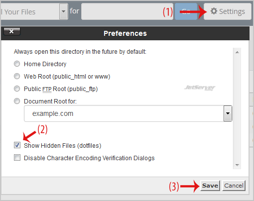 Edit .htaccess File via cPanel Filemanager