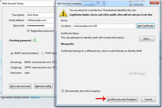 Setup an Email account with Mozilla Thunderbird