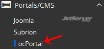 Install ocPortal via Softaculous in cPanel