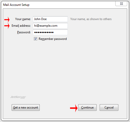 Setup an Email account with Mozilla Thunderbird