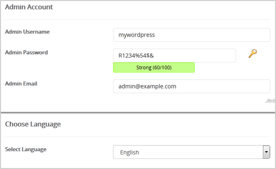 Install WordPress via Softaculous in cPanel